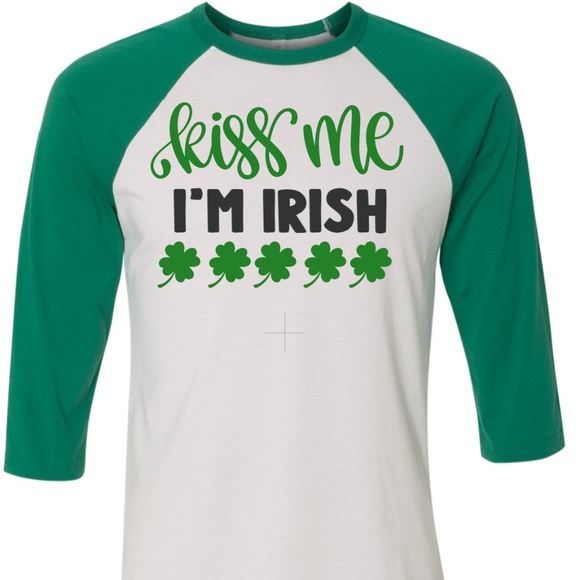 St. Patrick's Day Baseball Style Shirt - Picture 1 of 5